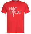 Мужская футболка Game of thrones Not today Красный фото