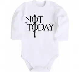 Детский боди Game of thrones Not today Белый фото