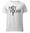 Мужская премиум футболка Game of thrones Not today Белый фото