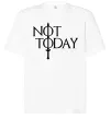 Футболка Оверсайз Game of thrones Not today Білий фото