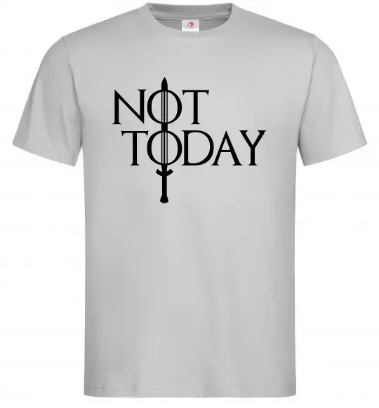 Мужская футболка Game of thrones Not today Серый фото