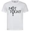 Мужская футболка Game of thrones Not today Белый фото