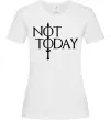 Жіноча футболка Game of thrones Not today Білий фото