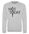 Свитшот Game of thrones Not today Серый меланж фото