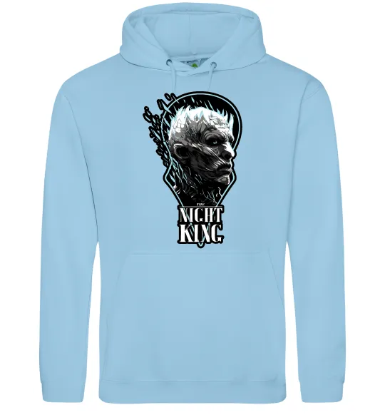 Чоловіча толстовка (худі) Night king Блакитний фото