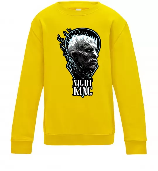 Детский Свитшот Night king Солнечно желтый фото