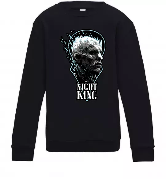 Детский Свитшот Night king Черный фото