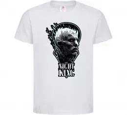 Дитяча футболка Night king Білий фото