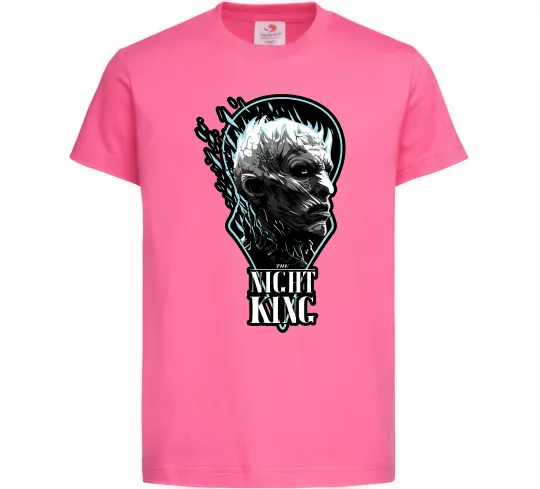 Детская футболка Night king Ярко-розовый фото