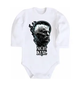 Детский боди Night king Белый фото