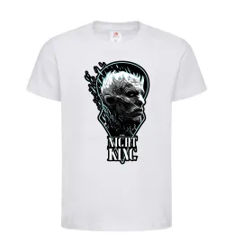 Детская футболка Night king Белый фото