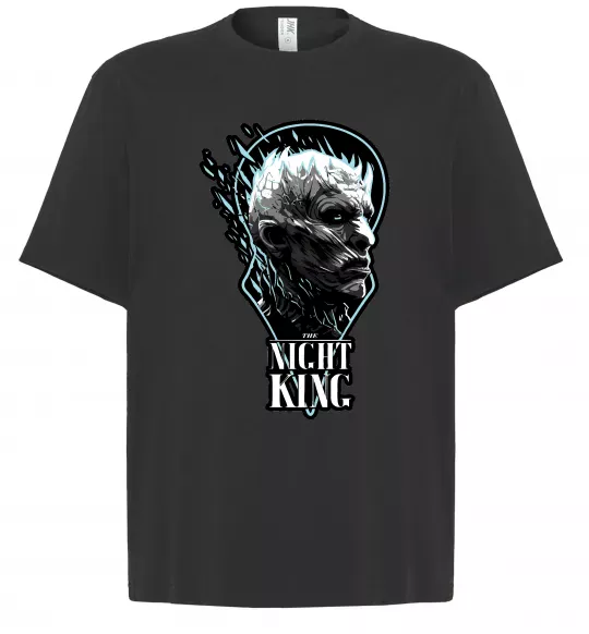 Футболка Оверсайз Night king Чорний фото