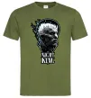 Чоловіча футболка Night king Оливковий фото