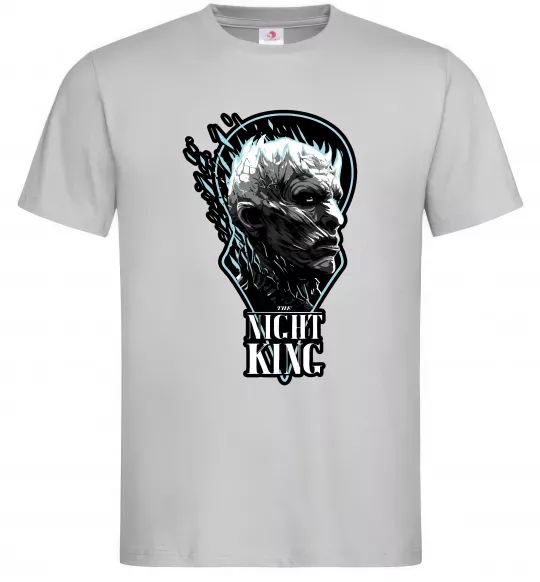 Чоловіча футболка Night king Сірий фото