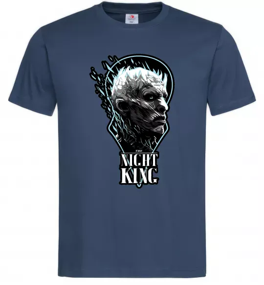 Чоловіча футболка Night king Темно-синій фото