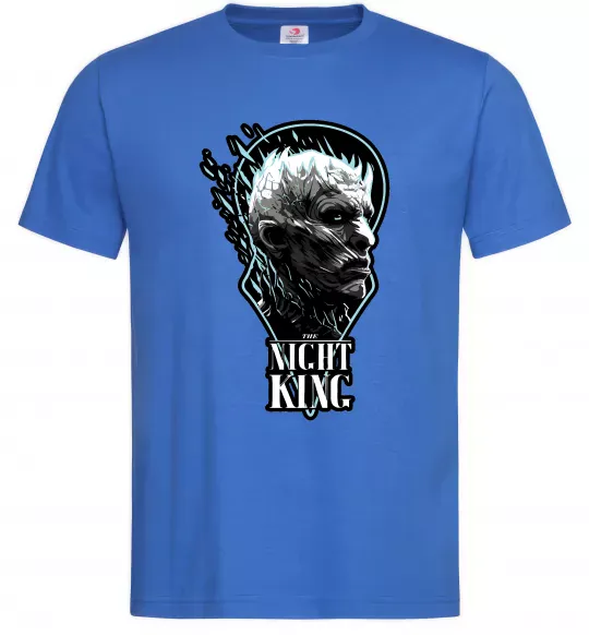 Чоловіча футболка Night king Яскраво-синій фото