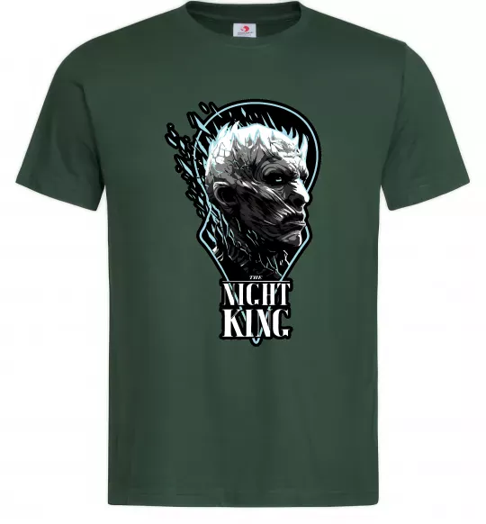 Чоловіча футболка Night king Темно-зелений фото