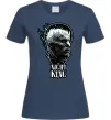 Жіноча футболка Night king Темно-синій фото
