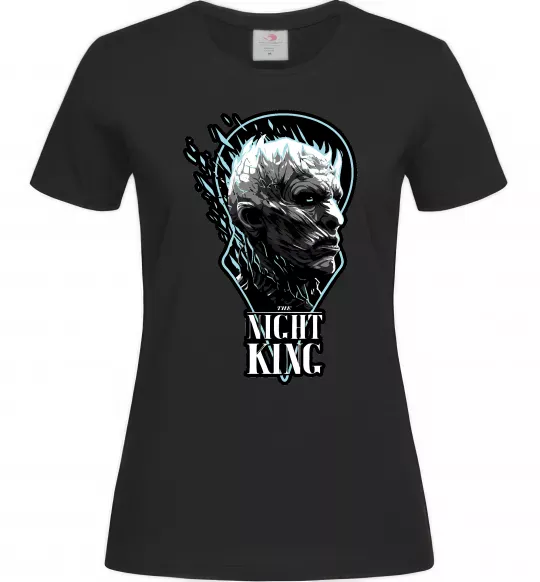 Жіноча футболка Night king Чорний фото