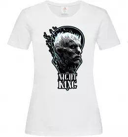 Жіноча футболка Night king Білий фото