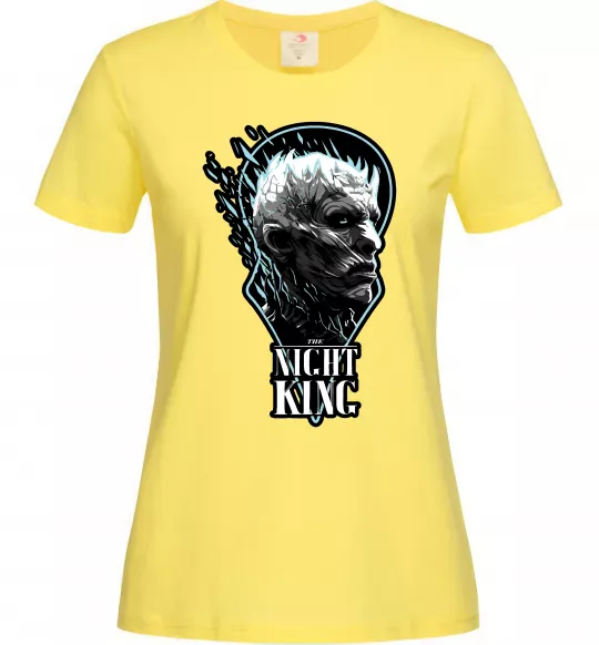 Жіноча футболка Night king Лимонний фото