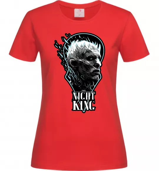 Жіноча футболка Night king Червоний фото
