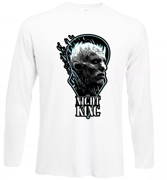 Лонгслив Night king Белый фото