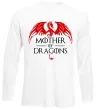 Лонгслив Mother of dragons червоний дракон Белый фото