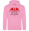 Жіноча толстовка (худі) Mother of dragons червоний дракон Рожевий фото