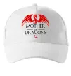 Кепка Mother of dragons червоний дракон Білий фото
