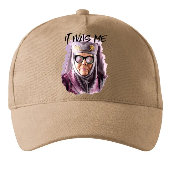 Кепка It was me Пісочний фото