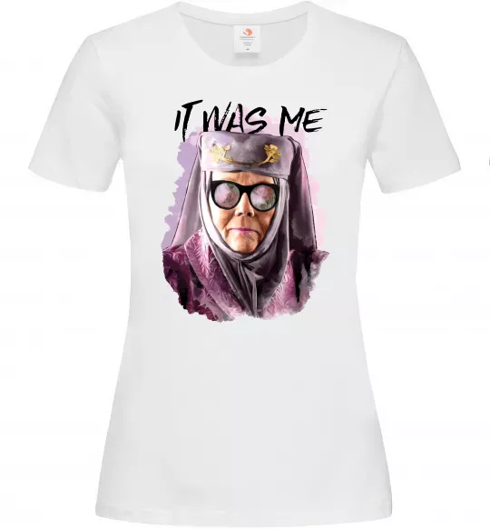 Жіноча футболка It was me Білий фото