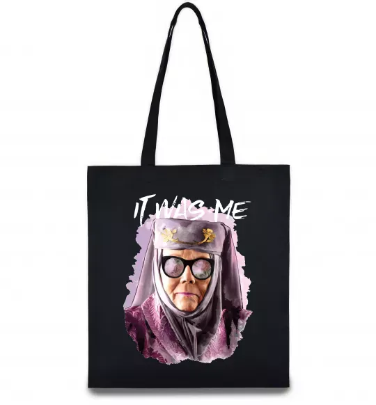 Эко-сумка It was me Черный фото