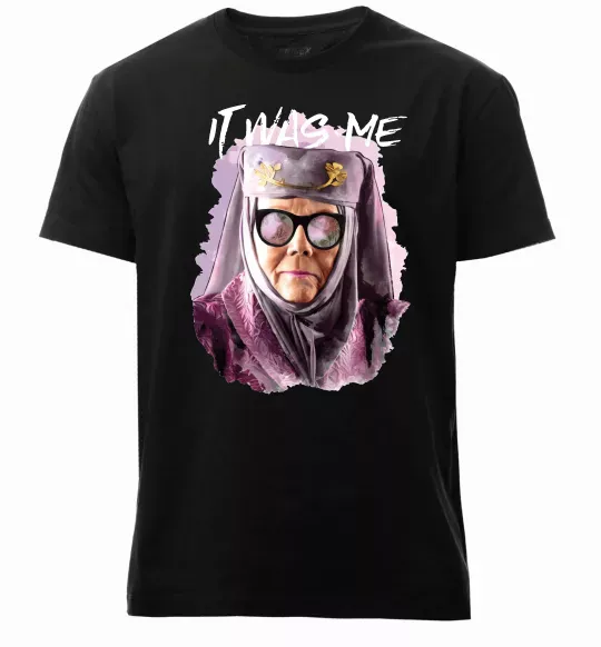 Чоловіча преміум футболка It was me Чорний фото