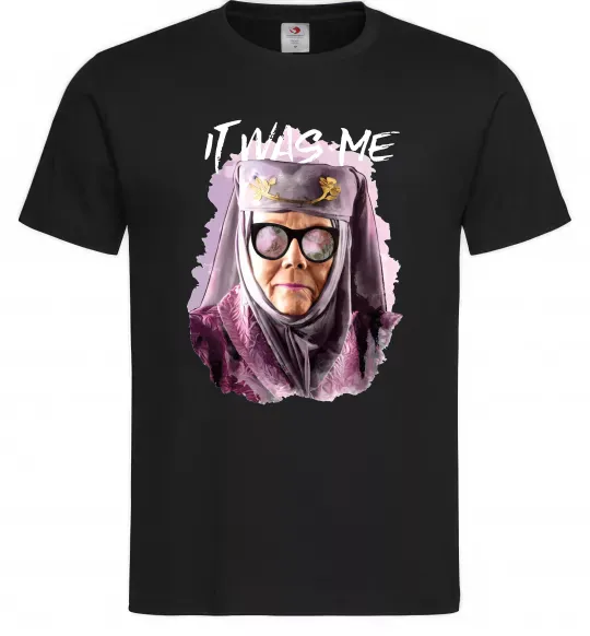 Мужская футболка It was me Черный фото