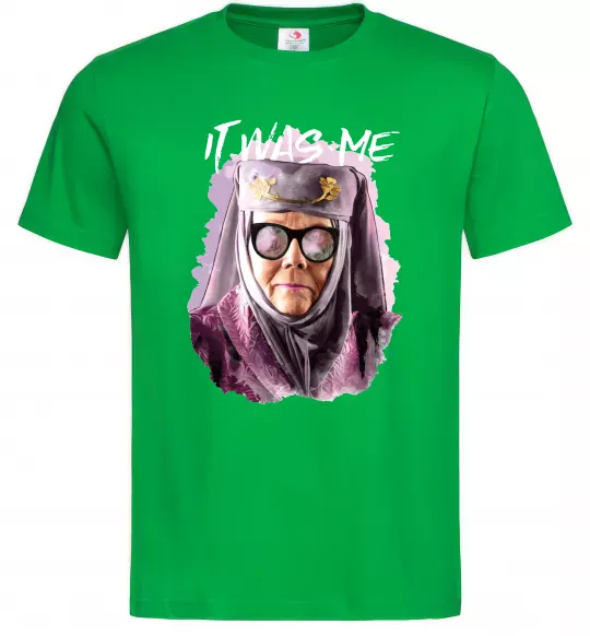 Мужская футболка It was me Зеленый фото