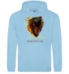 Мужская толстовка (худи) House of dragon Голубой фото