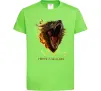 Дитяча футболка House of dragon Лаймовий фото