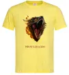 Чоловіча футболка House of dragon Лимонний фото