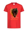 Детская футболка House of dragon Красный фото