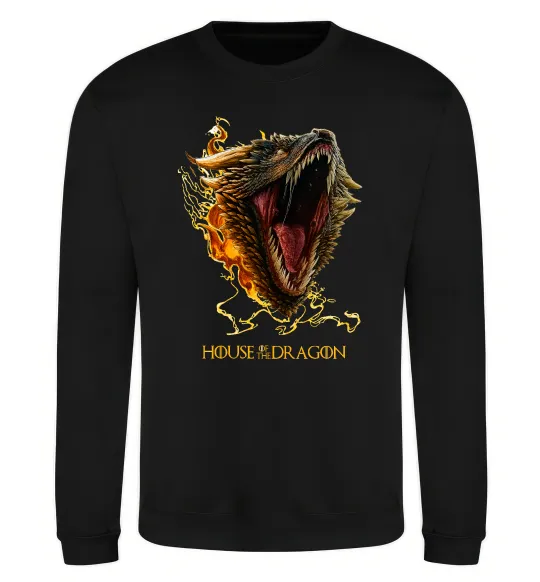 Свитшот House of dragon Черный фото