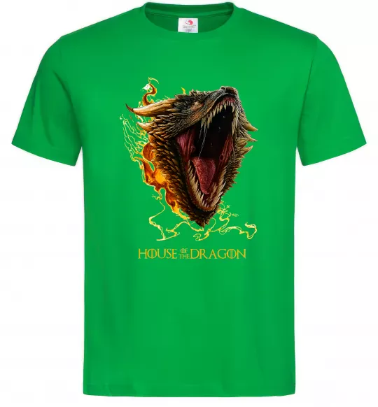 Чоловіча футболка House of dragon Зелений фото
