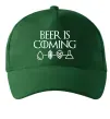 Кепка Beer is coming Темно-зеленый фото