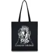 Еко-сумка Game of thrones трон Чорний фото