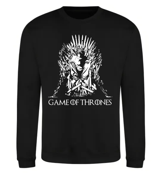 Свитшот Game of thrones трон Черный фото