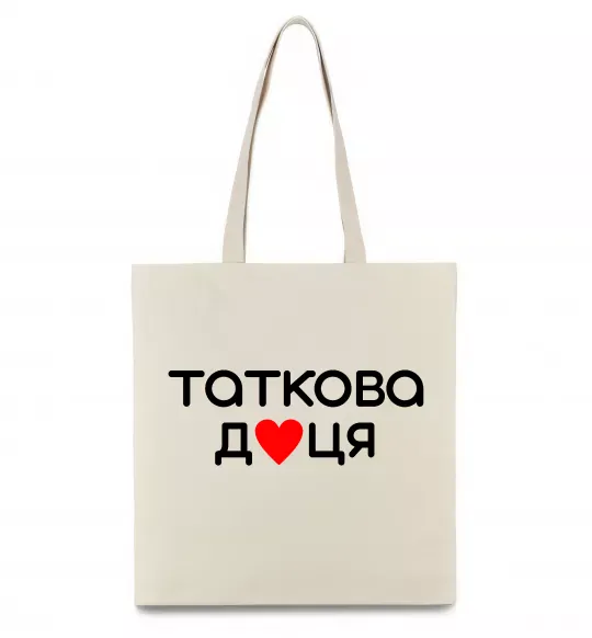 Эко-сумка Таткова доця Бежевый фото
