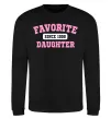 Світшот Favorite daughter since Чорний фото