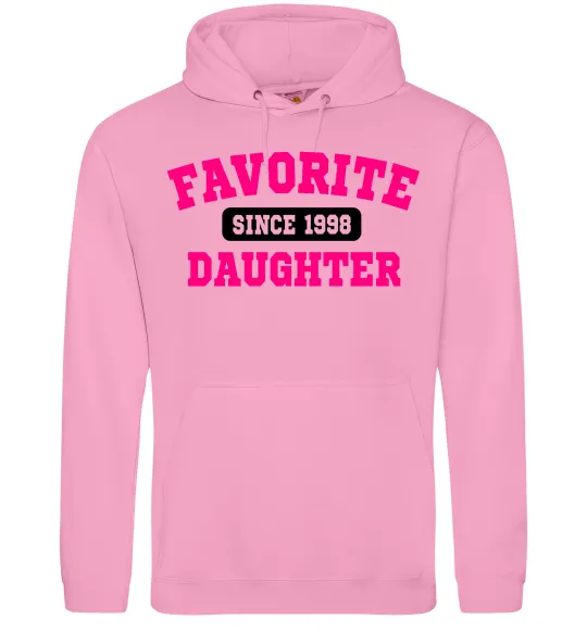 Жіноча толстовка (худі) Favorite daughter since Рожевий фото
