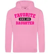 Жіноча толстовка (худі) Favorite daughter since Рожевий фото