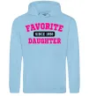 Жіноча толстовка (худі) Favorite daughter since Блакитний фото